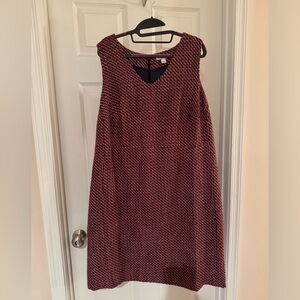 LAST CHANCE - Isaac Mizrahi Live for Target, pink & black tweed dress, size 20W